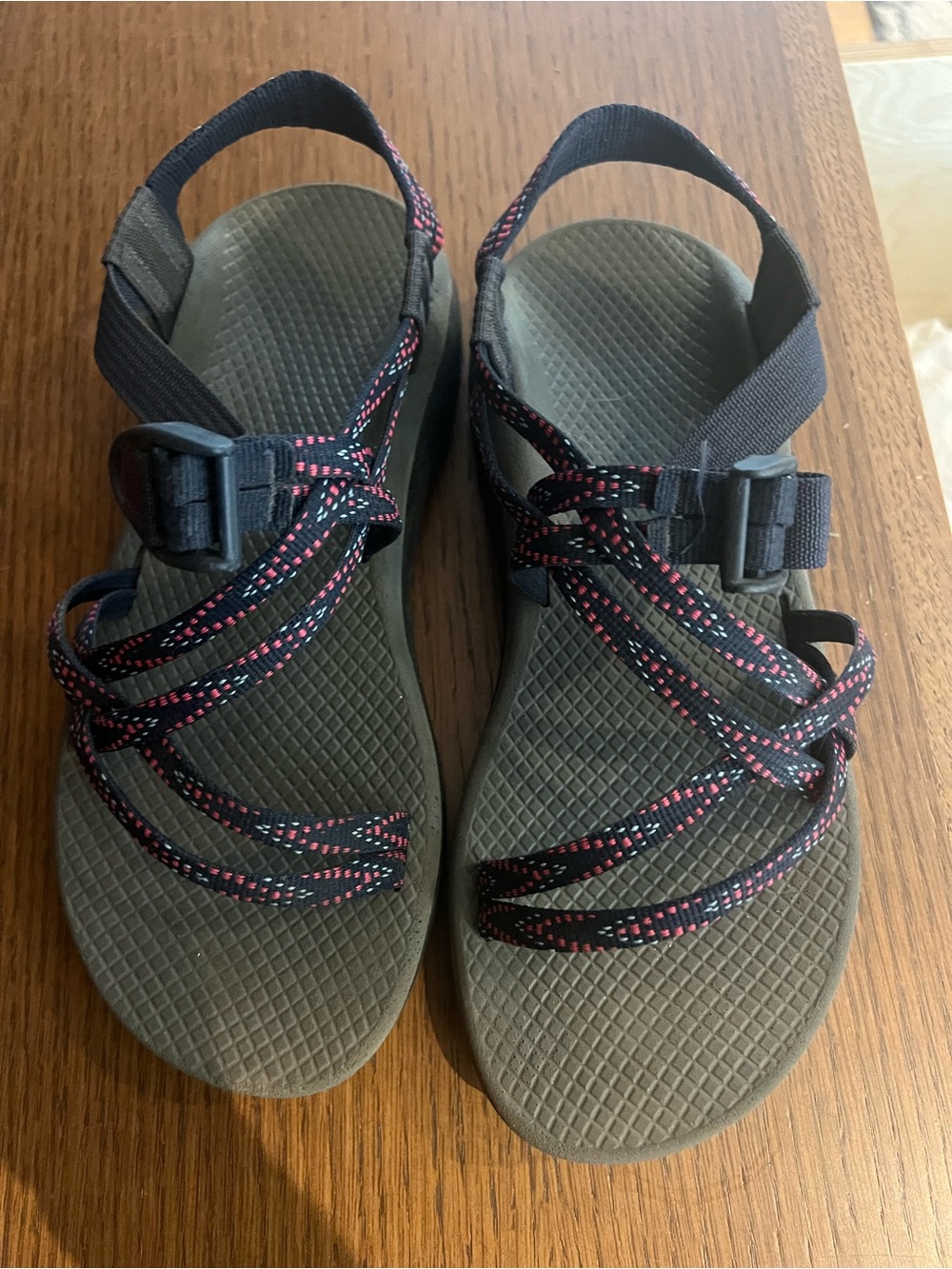 Women's OutdoorChaco Sandals - Black with Pink Accent